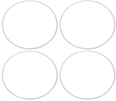 Acouto 18in Silver Wheel Rim Guards, 360 Degree Protection, Easy Install, Rustproof, for R18 Flat Edge Car Wheels, Aluminium Alloy Material