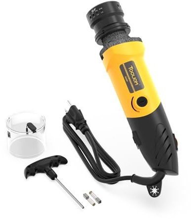 TOOLIOM 110V Tungsten Electrode Sharpener, 4 Sizes and 3 Angles