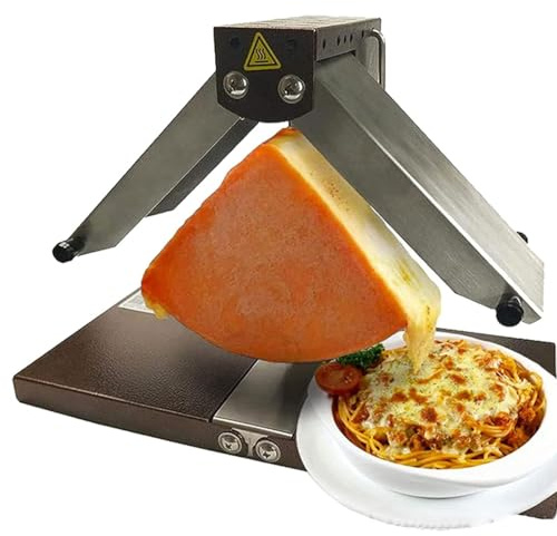 Commercial Cheese Melter, Electric Raclette Cheese Grill Melter, Rapid Heating Raclette Grill, Tradicional Raclette Melting Machine, Cheese Heater, 0~90° Adjustable