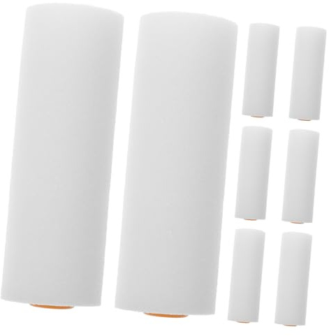 LIFKOME 12 pièces Peinture Mural Compact Portables pour Peinture Au Latex et Huile Brosse de Précision Ergonomique pour Bords Coins et Petites Surfaces