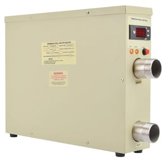 Elektrisk badvärmare for spabad med digital display 11kw poolvärmepump Badkar Dusch Termostat Poolutrustning Effektiv uppvärmning(7.5KW)