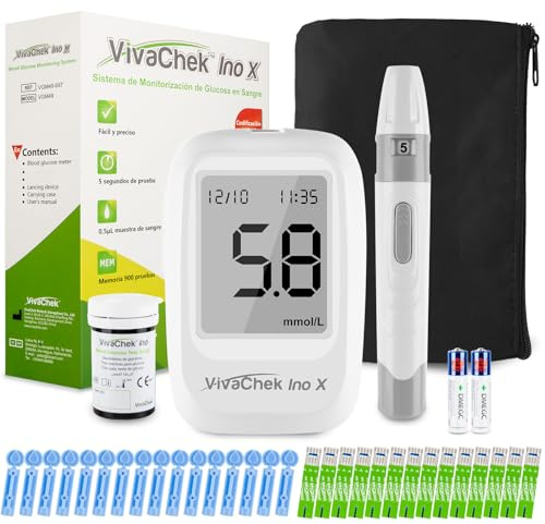 VivaChek Ino X - Medidor (1 unidad) mg/dL
