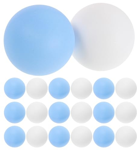 SOPOTUTU 50 Unidades Pelota de Tenis de Mesa y Diferenciación Visual Fácil Diseño sin Costuras de 40mm y Superficie Mate Agarre Mejorado para Actividades en Piscina y Grupos