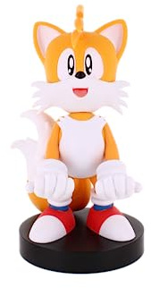 Cableguys - Tails Sonic The Hedgehog Gaming Accessories Holder & Phone Holder for Most Controller (Xbox, Play Station, Nintendo Switch) & Phone