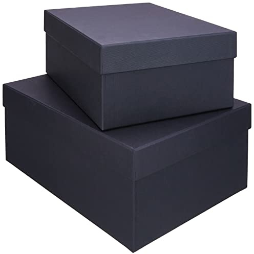 Rössler 13491453700 – S.O.H.O. Boxline 2-pack, rektangulär, svart