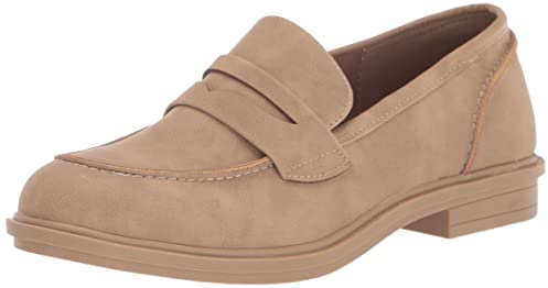 Rocket Dog Women's Gabby Loafer Flat, Taupe, 7 UK