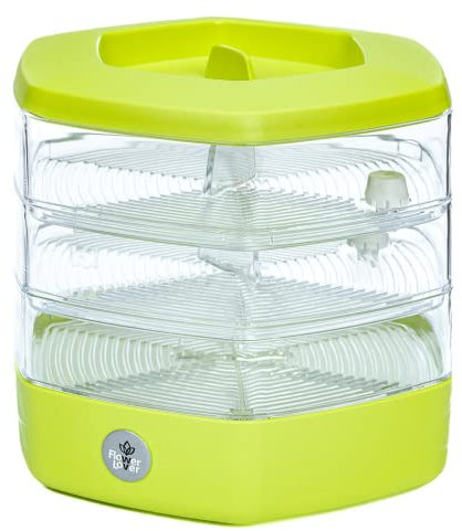 Germogliatore per Semi Alimentari con 3 livelli ø17 cm - Germinatore per Semi, Germogli, Microgreens - Germogliatore per Semi in Plastica, Avocado