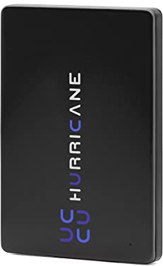 HURRICANE MD25C3 1TB Externe Festplatte 2,5 USB-C, tragbare Speicherplatte für Fotos TV Laptop PS4 PS5 Xbox kompatibel mit Windows Mac Linux - schwarz