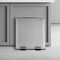 ML-Design Mülleimer Küche 2x30L (60L), Silber, Mülltrennsystem 2 Fächer, Treteimer zur Mülltrennung, Abfalleimer aus Edelstahl, herausnehmbarer Kunststoff Inneneimer, Klappdeckel, Softclose, luftdicht