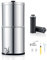 CO-Z Schwerkraft-Wasserfiltersystem 8,5L Schwerkraft-Wasserfilter aus 304-Edelstahl mit 2 Kohlewasserfilterkartuschen und Wasserhahn Trinkwasser Filter für Außen Camping Outdoor