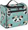 Mexpekil Kulturbeutel mit Panda-Motiv, zum Aufhängen, für Damen und Herren, groß, wasserdicht, Make-up, Kosmetik, Kulturbeutel für Reisen, mehrfarbig, 10.2 x 6.5 x 9.2 inches, Kulturbeutel