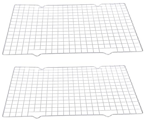 Griglia per teglia extra large da 36 cm, pratica teglia da forno, griglia di raffreddamento per dolci, carne e barbecue