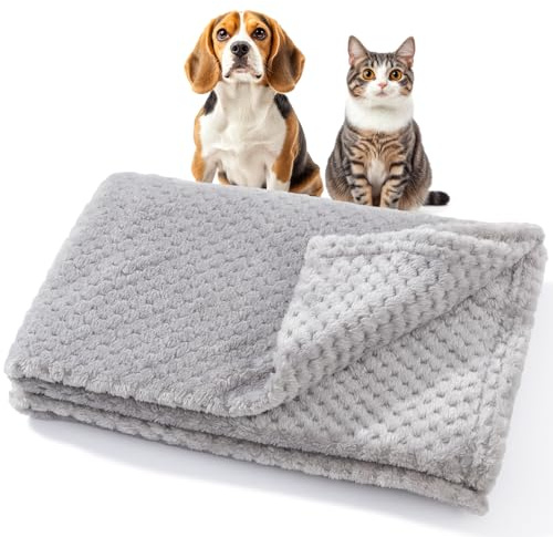 Medo Pet Blanket 70 x 100 Cm Soft Flannel Washable For Dogs & Cats | Soft Mesh Flannel, Warm And Skin-Friendly, Machine Washable, For Sofa, Car Seat, Pet Bed And Travel