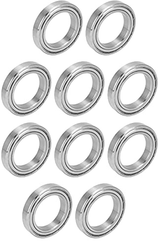 Ausla Kullager Skateboardlager i Rostfritt Stål S6909Z 45 X 68 X 12 Mm Dubbelskärmad Tyst Rotation Höghastighetsnötningsbeständig för Skateboards Inlineskridskor Rollerblades