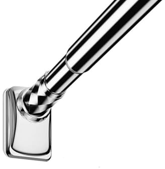Ingen borrstång 4 m 5 m Suct Cup Teles Rod för upphängning justerbar klämstång för Lar (metallisk 70 120 cm)
