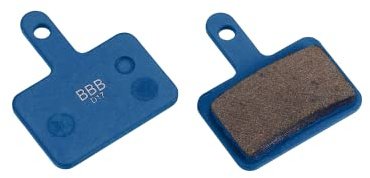 BBB Cycling Unisex-Erwachsene Fahrrad Scheibenbremslage High Performance Bremslage Disc Brake Pads 1 Paar (2 Stück), BBS-53T, Blau, Standard