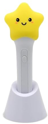LAMPE TORCHE & VEILLEUSE ÉTOILE 2 EN 1 POUR ENFANTS – Lampe LED Rechargeable en Silicone, Lumièrie Apaisante, avec Dragonne, Pour Chambre, Nuit & Voyage