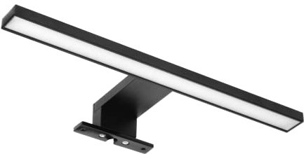 Adviti NORTES Luce Specchio Bagno 5W 320lm 4000K Alluminio Nero (30 cm)