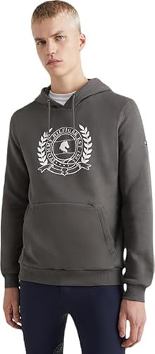 Tommy Hilfiger Equestrian Herren Hoodie Night Storm HW 22, Größe:L