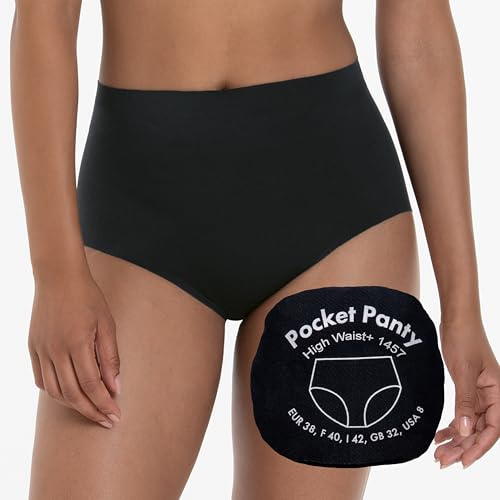 Anita Pocket Panty Slip alto + Colore Nero Size 44