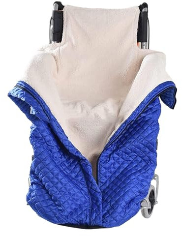 Couverture Jambe Fauteuil Roulant Chaude et Coupe-Vent, Chancelière d'hiver pour Sac Fauteuil Roulant pour Adultes,Couverture Universelle Genou en Peluche épaissie pour Utilisateurs Fauteuils Roulants