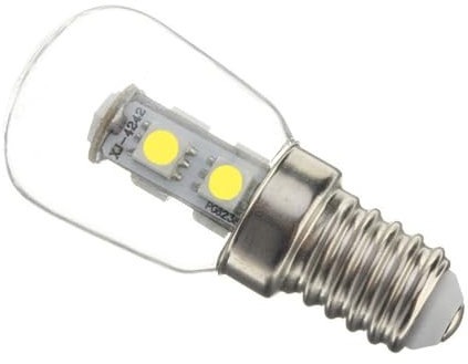 YXJX low voltage bulbs, Confezione da 50, LED for frigorifero DC12V T26 E12/E17, paralume in vetro, lampada da tavolo, applique, lampadina(2700K Warm white,E17)