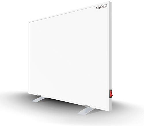 Byecold Infrarotheizung Standgerät Standfüßen 300 Watt, Infrarot Elektroheizung, Heizkörper Heizplatte Heizpaneel, Energiesparend Überhitzungsschutz