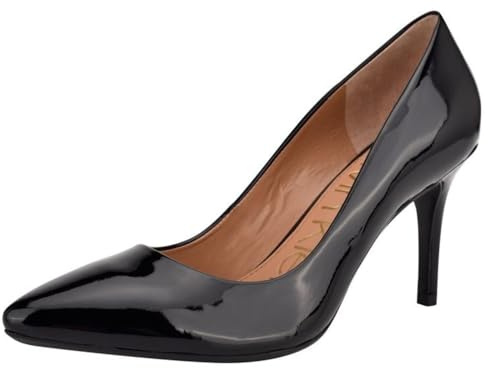 Calvin Klein Women's Gayle Pump, Black Patent, 8