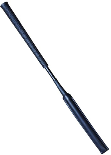 Hunters Saddlery Padded Leather Riding Crop Horse Riding Show Jumping 50cm