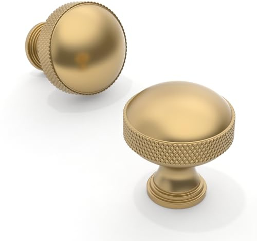 Talentedeco 10 Pack Champagne Bronze Kitchen Cabinet Knobs Cabinet Pulls Drawer Knobs Cabinet Hardware Zinc Knobs for Drawers