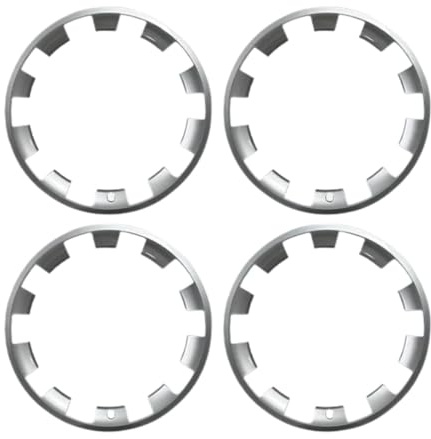 Protection de jante Tesla Model Y Juniper, 20 pouces, argent métallique, ensemble de 4 pièces pour jantes Helix