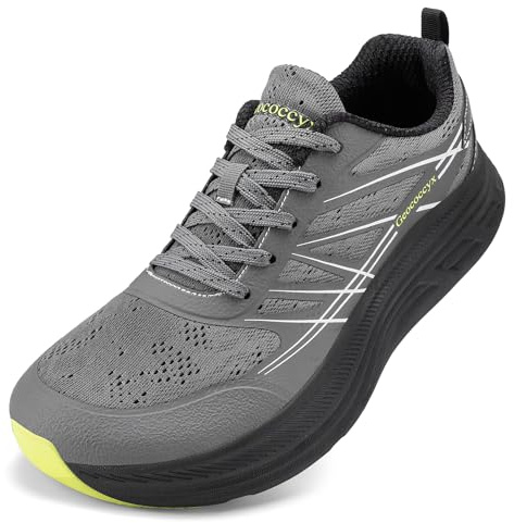 Geococcyx Zapatillas Running Hombre Puntera Ancha Gris 40 EU