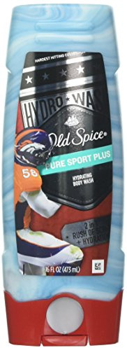 Old Spice Hardest Working Collection Hydro Body Wash, Pure Sport Plus, 16 Fluid Ounce