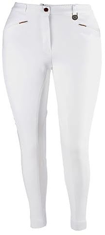 Discount Pet Accessories EQUITACIÓN Hombre Suave ELÁSTICO Jodhpurs JODS Pantalones para Montar JODPHURS EN Blanco - Blanco, 30,5/76,2cm
