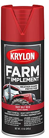 Krylon Farm & Implement Paint Aerosol Troy Bilt Red 12 Fl Oz (Pack of 1)