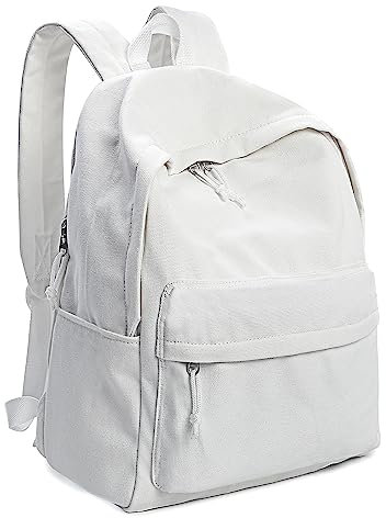 Zicac Unisex School Backpack, DIY Causal School Bags, Fits 15.6 Laptop Backpack, Large Capacity Rucksack, Classic backpack for College Travel Work, Lightweight Pack Back