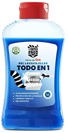 DIA SUPER PACO gel lavavajillas máquina todo en 1 bote 720 ml