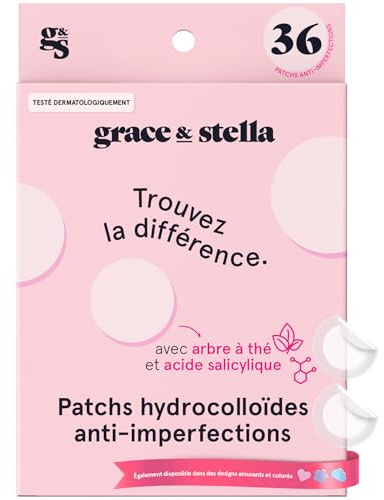 grace & stella Award Winning Pore Strip - Pimple Patches for Face