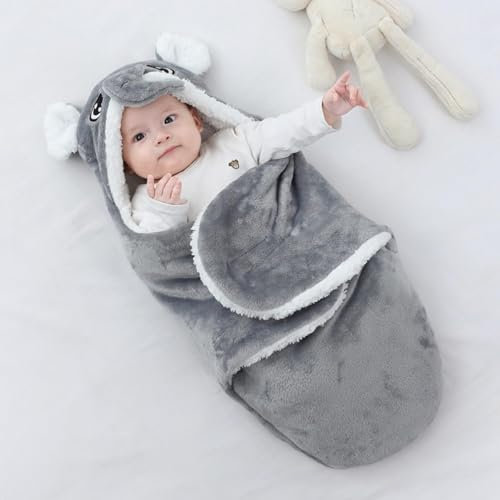 Danolt Schlafsack Baby 0-6 Monate Pucksack Baby Babyschlafsack Neugeborene, Elefant