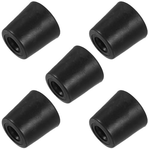 Sosoport Tope de Puerta de Goma Antideslizante 5 Piezas Cuña de Sujeción Resistente para Seguridad Hogar Protector de Tope Tipo Cuña para Puertas Adecuado para Suelos de Madera