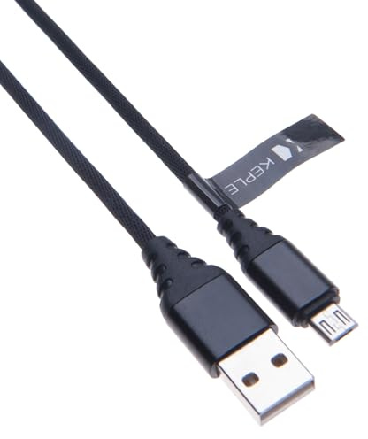 Micro USB Kabel Ladekabel Android-Ladegerät Schnell-Ladung Nylon geflochtenes Kompatibel mit Sony Xperia Z3, Z3 Compact, Z4 Tablet, Z5, Z5 Premium, X, XA/XA Ultra, M5, M4 Aqua, M2, M, L (1m)