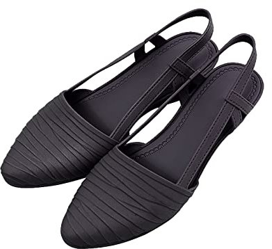 Damen Ballerina Flache Weich Schuhe Runde Zehe Atmungsaktiver weicher Boden weiblich Mutterschuhe Sandalen Sommer Abendkleid Slip On Pantoffeln (Brown, 40)