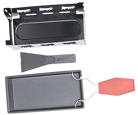 Hoement Teglie Antiaderenti da Forno Utensile Cucina Grigliare Pentole Campeggio Griglia Formaggio Teglia Antiaderente