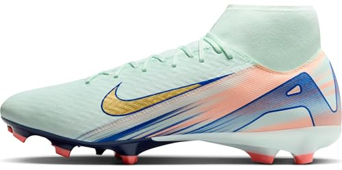 Nike Herren Superfly 10 Academy Mercurial Dream Speed MG High-Top Fußballschuh, Barely Green/MTLC Gold Coin, 42 EU