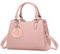 IGOLUMON Sac a Main Femme Cuir Sacs à Main Portés Main Femme Sac à Main Bandoulière Sac Bandouliere Sacs Bandoulière Sac Fourre Tout Sac Besace Sacoche Femme pour Université Travail Rose
