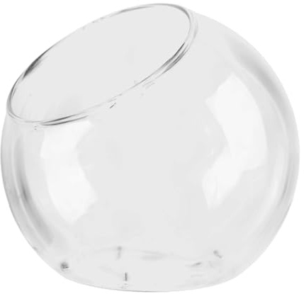 syayw Petits vases pour décoration de Table - Vase avec Ventouse - Terrarium en Verre - Terrarium en Verre - Terrarium - Pot de Fleurs, Vase, récipient pour succulentes Miniatures