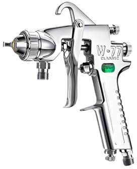 OPEUSLIEV W-77C 2,0/2,5 mm munstycke sprayfärg bil möbler träbearbetning spray stor yta airbrush färg (W-77C-3S-2,5 mm)
