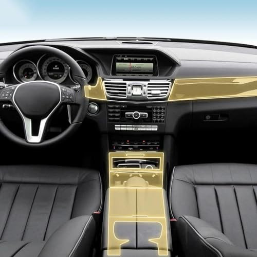 GCTTTCFX Película de protección de pintura PPF para interior de coche, película de TPU transparente contra arañazos, para Mercedes Benz W212 Clase E 2012-2015