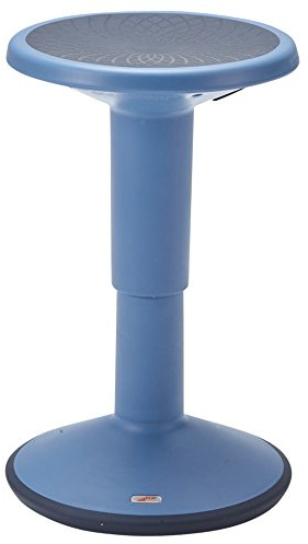 ECR4Kids SitWell Wobble Stool, Adjustable Height, Active Seating, Powder Blue