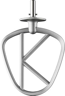 Kenwood Gancio K KAT70.000CA, Accessorio, Elemento di miscelazione Adatto per Tutti i Robot da Cucina Chef XL, Lavabile in lavastoviglie, Alluminio, Argento